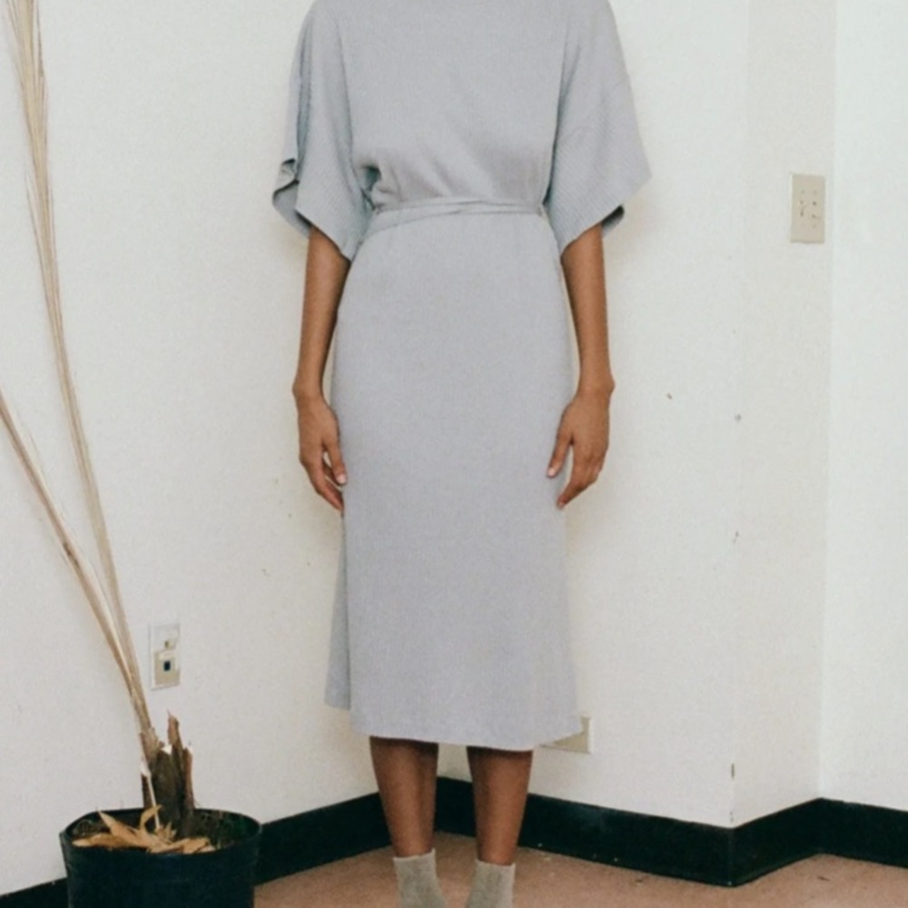 Baserange Gray Wrap Dress